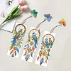 3Pcs Special Shape Dream Catcher Bird Diamond Painting Art Bookmark for Books