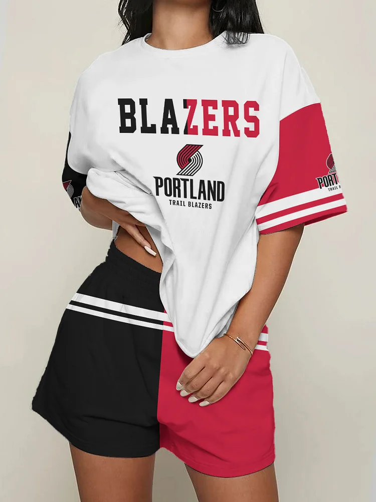 Portland Trail Blazers Limited Edition Top And Shorts Two-Piece Suits