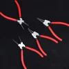 1Pcs Circlip Pliers External Internal Straight Bent Snap Ring Spring Installation Removal Hand Tools Curved Tip Plier Mechanical