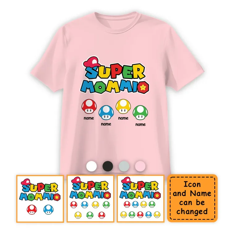 Personalized T-Shirt -Super Mom