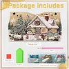 Forest Hut DIY Pearl Diamond Painting PU Cover Tissue Holder Kit Pearl Art Painting Decoration for Home & Gifts