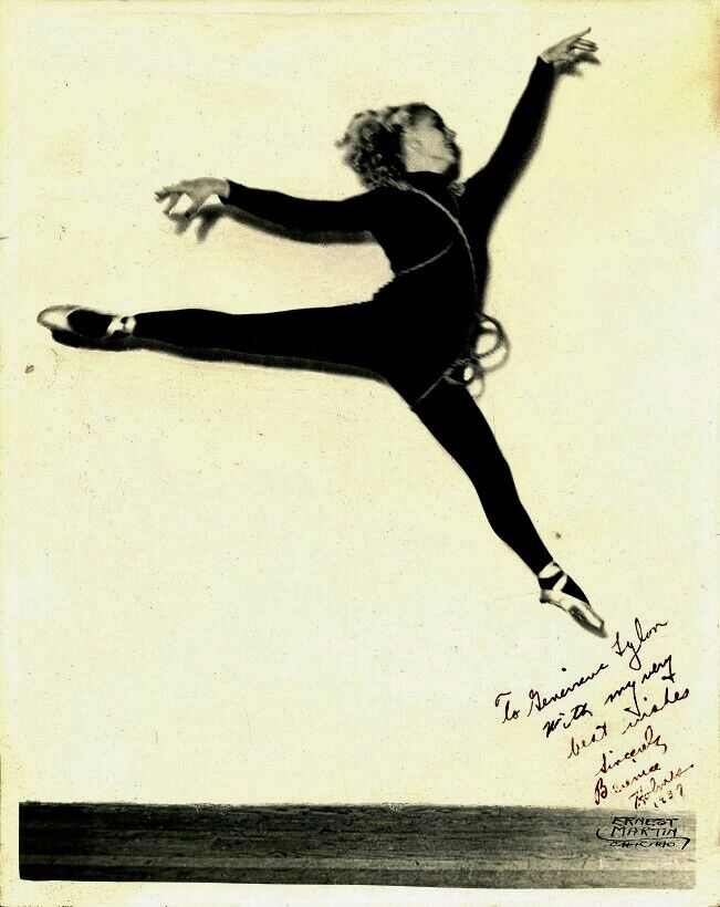 Dancer BERNICE HOLMES Vintage Signed Photo Poster painting