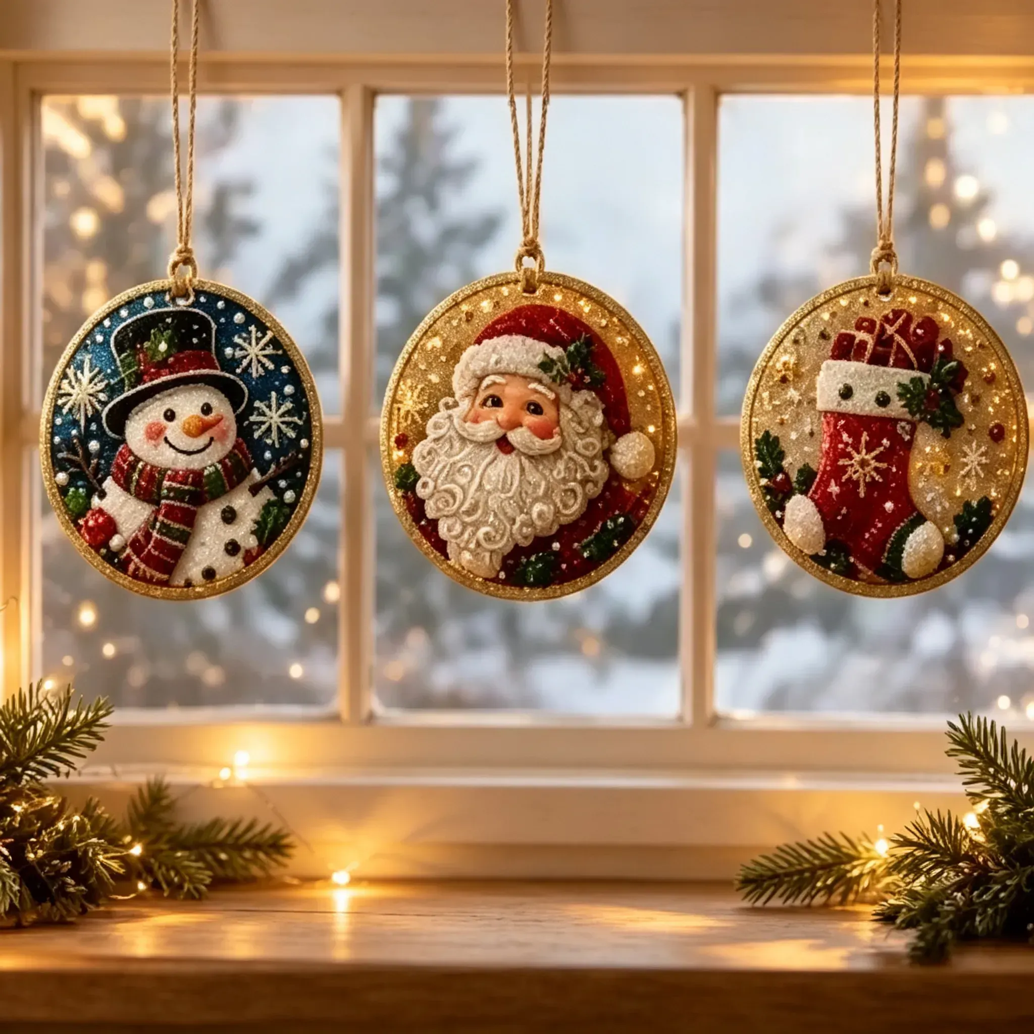 Christmas window decoration Christmas window decoration