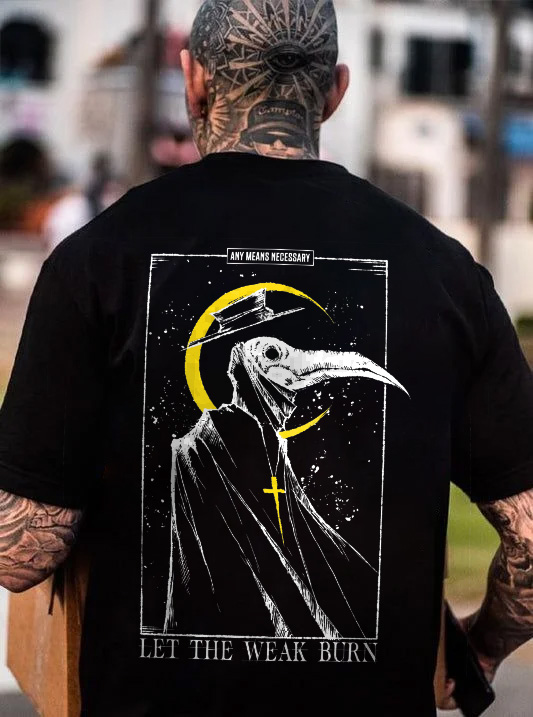 Let The Weak Burn Printed Men's T-shirt