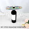 Diamond Painting Wine Glass Rack DIY Wine Glass Holder Storage Rack Diamond Art Acrylic Organizer Stemware Rack Kit