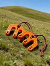 Hoist Block and Tackle System Portable Nylon Block and Tackle Pulley System Compact Game Lifting Tool for Backcountry Hunting