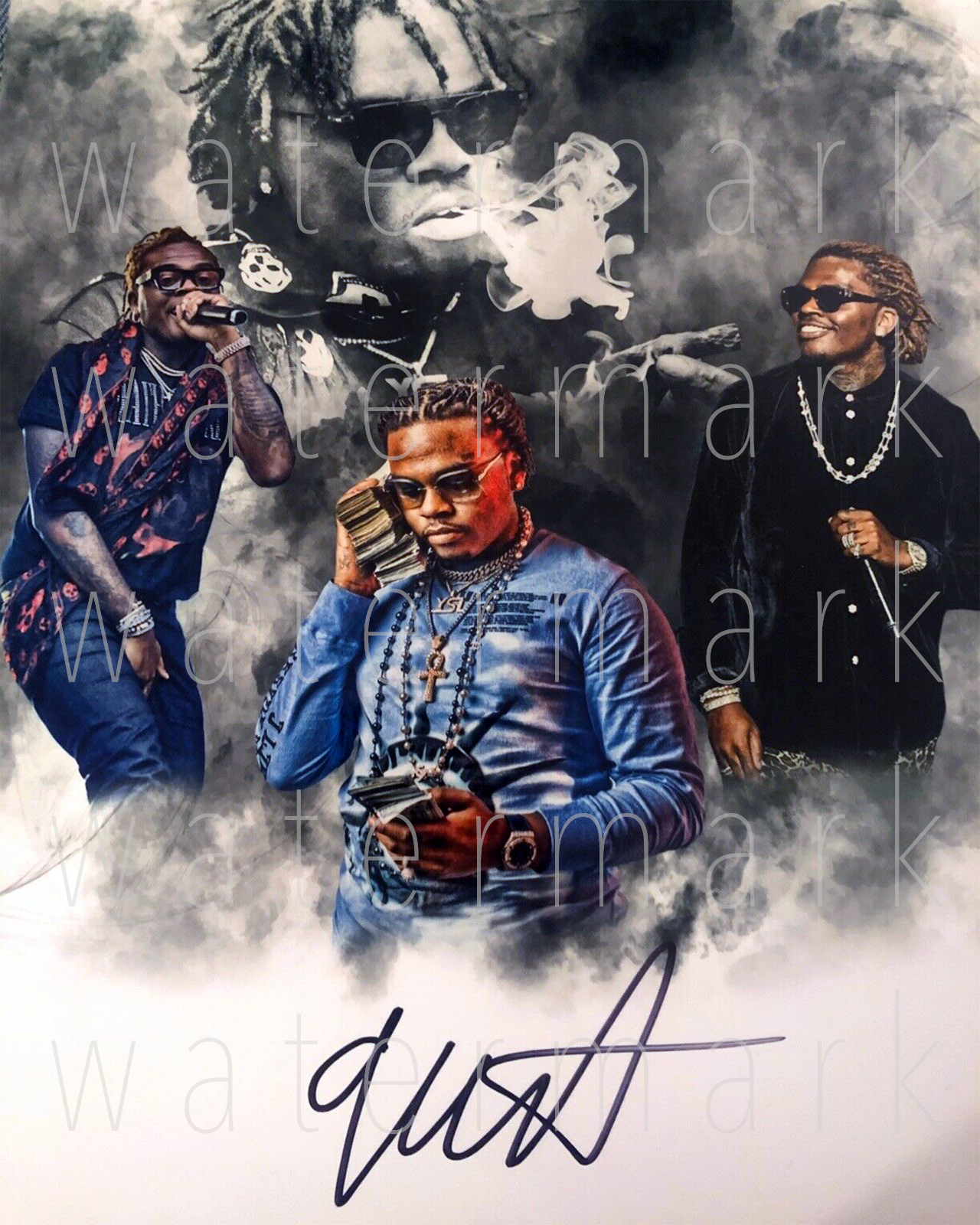 Gunna signed 8x10 inch Photo Poster painting picture poster autograph RP