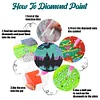 6PCS Diamond Painting Beautiful Landscape Coasters with Holder Wooden