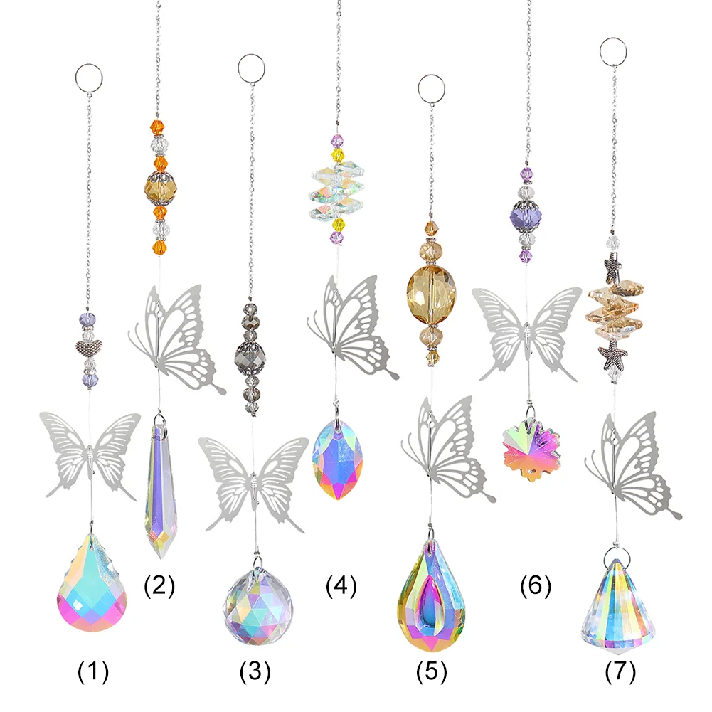 Crystal Windchimes Sunlight Catching Hanging Pendant Light Catcher Jewelry