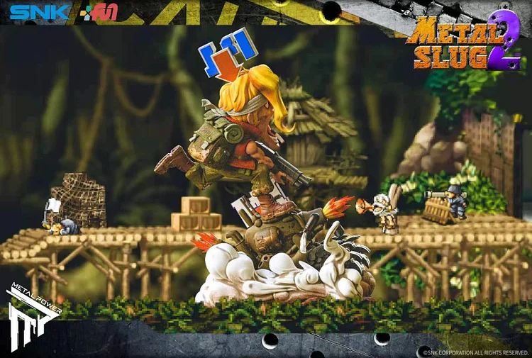 Metal slug shops statue