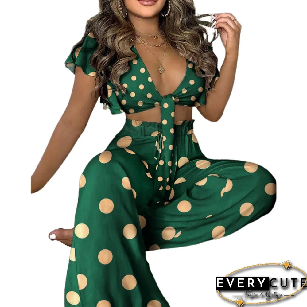 Women Outfit Sets Tanks Tops Bras and Pants Suit Vibrant Color Cotton Blend piece boho