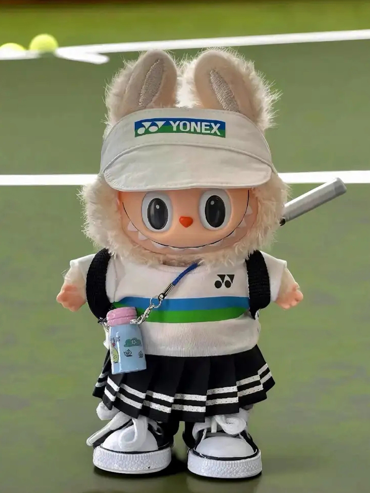 Labubu Clothes Badminton Outfit