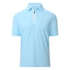 Men's Zipper Sports Polo