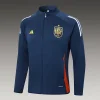 2024/2025 Spain Half-Pull Training Suit Royal Blue Football Jersey 1:1 Thai Quality