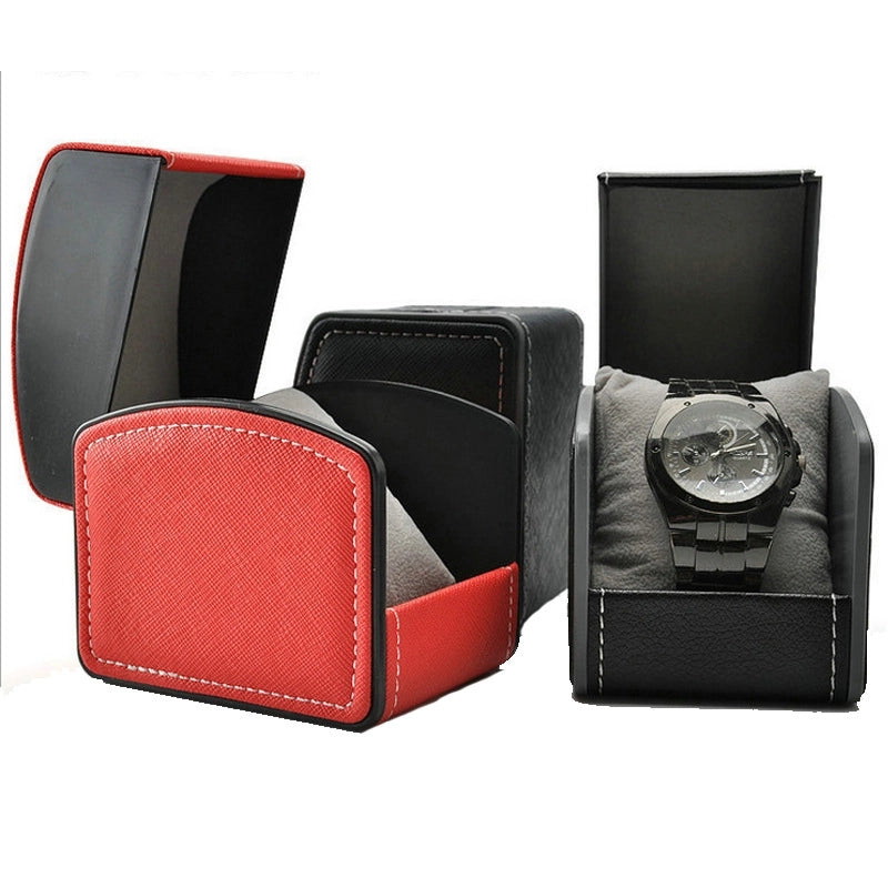 Exquisite Jewelry Box Spot Watch Box PU Leather Jewelry Box Printable LOGO Jewelry Packaging Box4