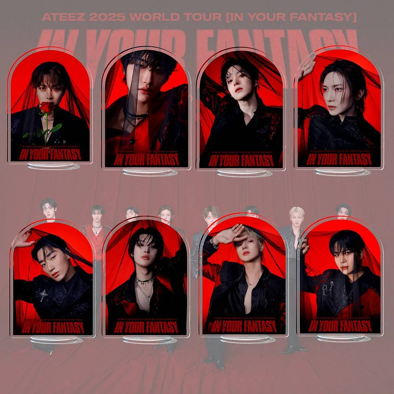 2025 ATEEZ WORLD TOUR IN YOUR FANTASY North America Folding Fan