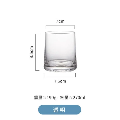 Glass Drinkware Water Goblets Champagne Glasses Wine Glass Cup Cocktail Glass Drinking Glasses Transparent Round Champagne