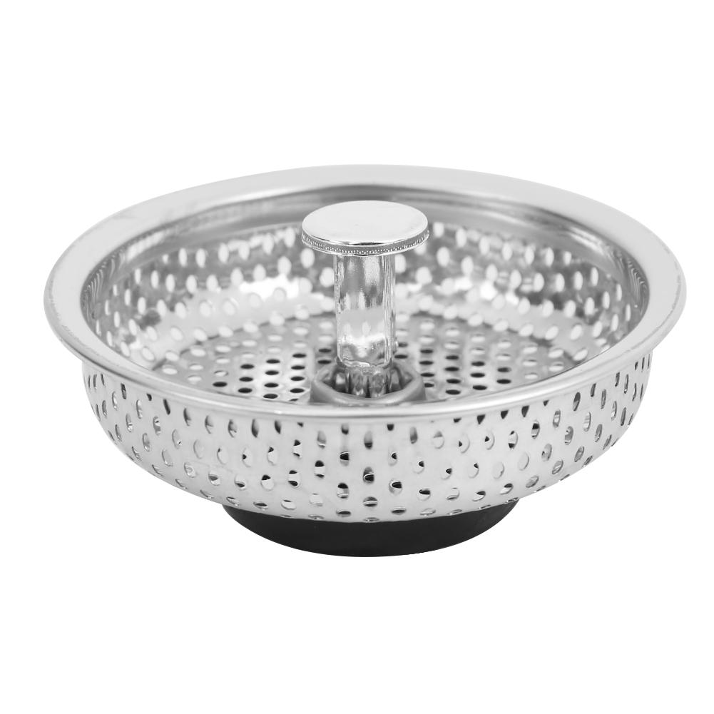 

Stainless Steel Mesh Kitchen Sink Plug Filter Cover Bathroom Basin Drainer, 501 Original