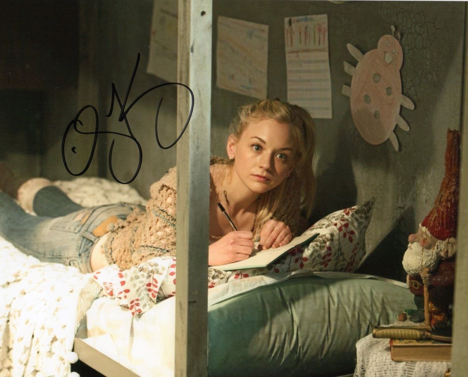 EMILY KINNEY - THE WALKING DEAD AUTOGRAPHED SIGNED A4 PP POSTER Photo Poster painting PRINT 1