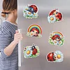 6Pcs Ladybug Diamond Painting Fridge Magnet Diamond Art Magnets Decals Kit