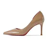 Christian Louboutin Salto alto de couro envernizado vermelho - 70% de desconto (oferta por tempo limitado)