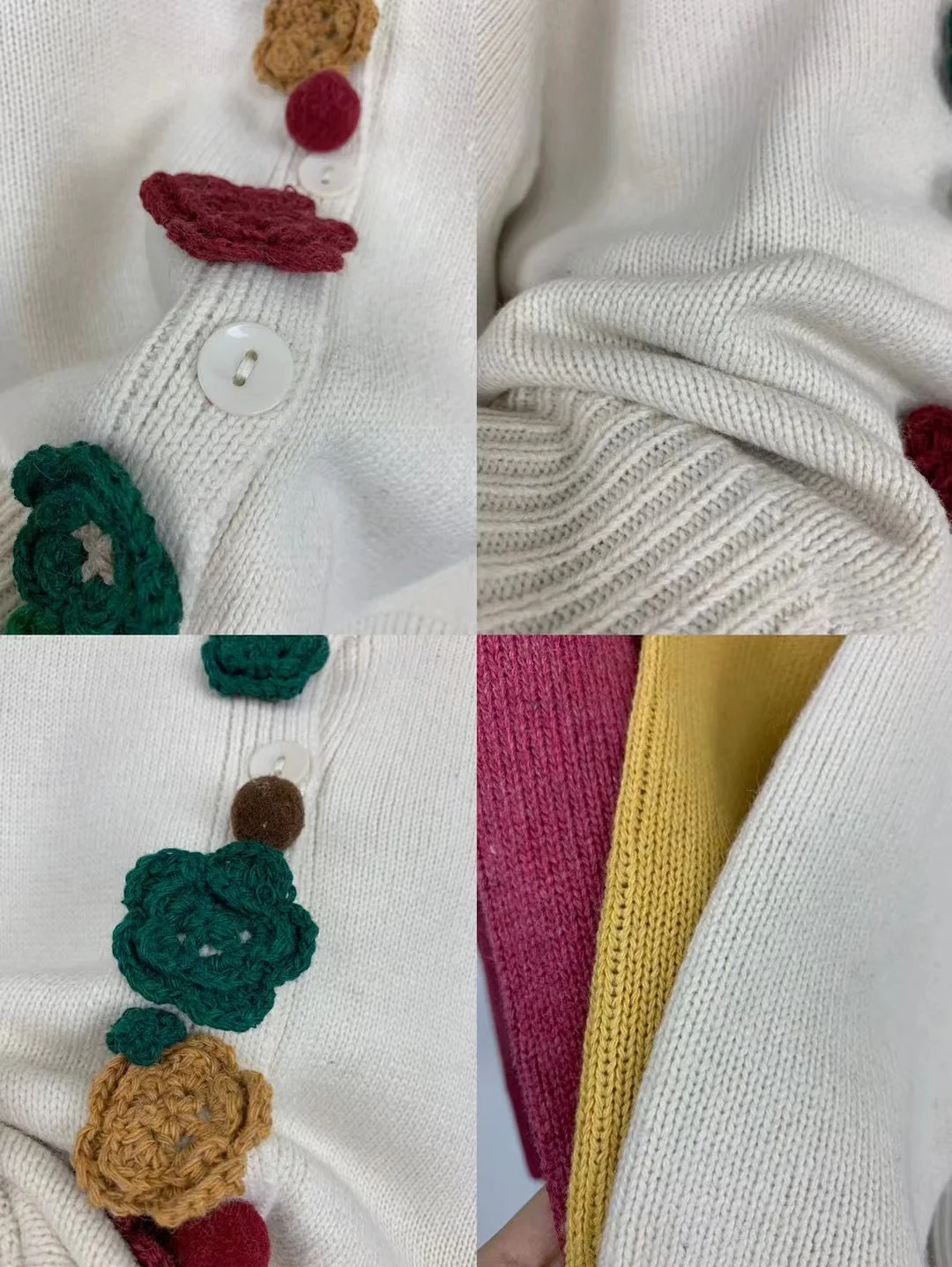 Chicfifth Sweater Women Winter Long Sleeve High Quality Autumn Vintage Top Knitted Cardigan