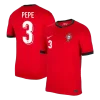 PEPE #3 Portugal Home Soccer Jersey EURO 2024