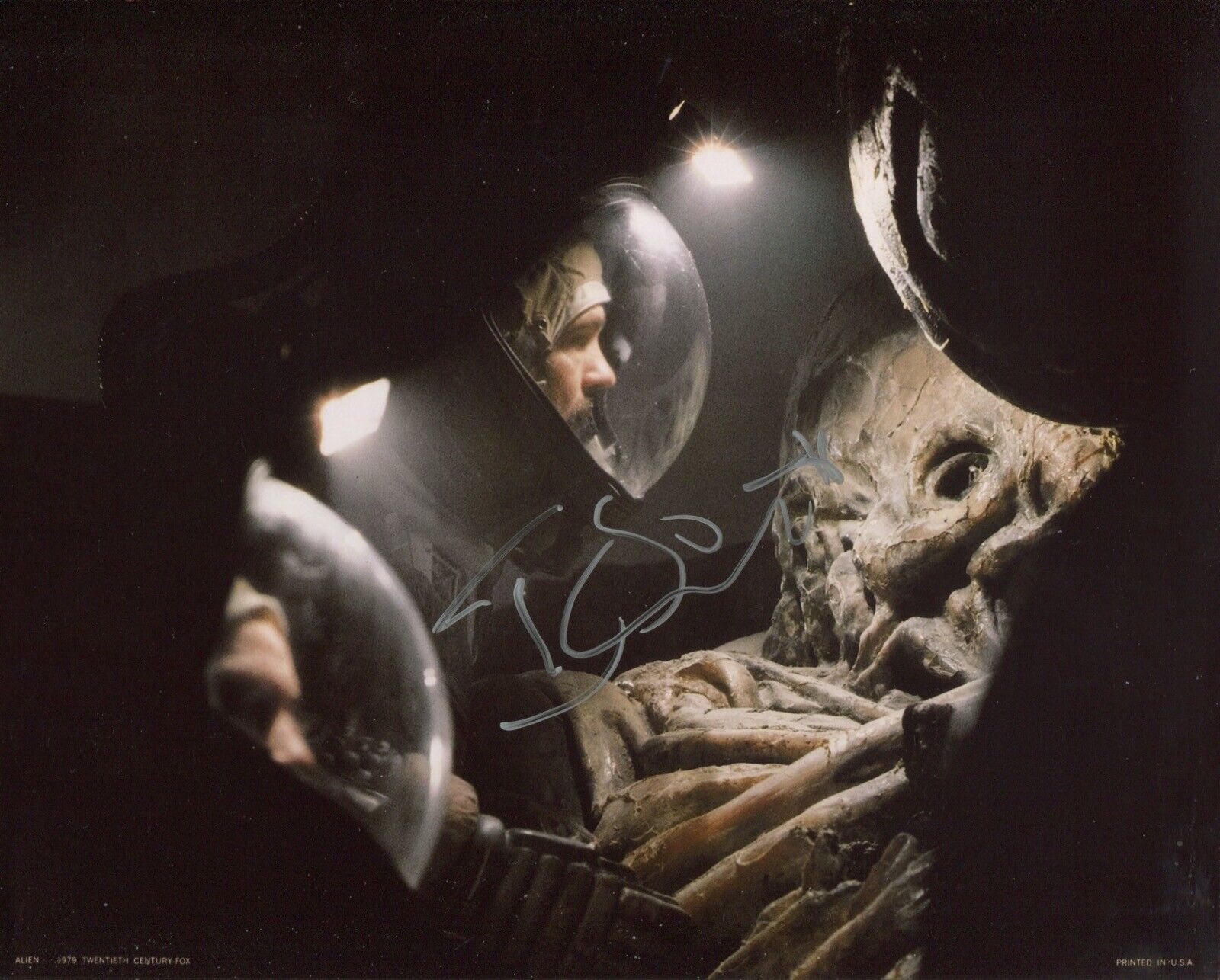 ALIEN movie Photo Poster painting signed by Tom Skerritt as Dallas IMAGE B