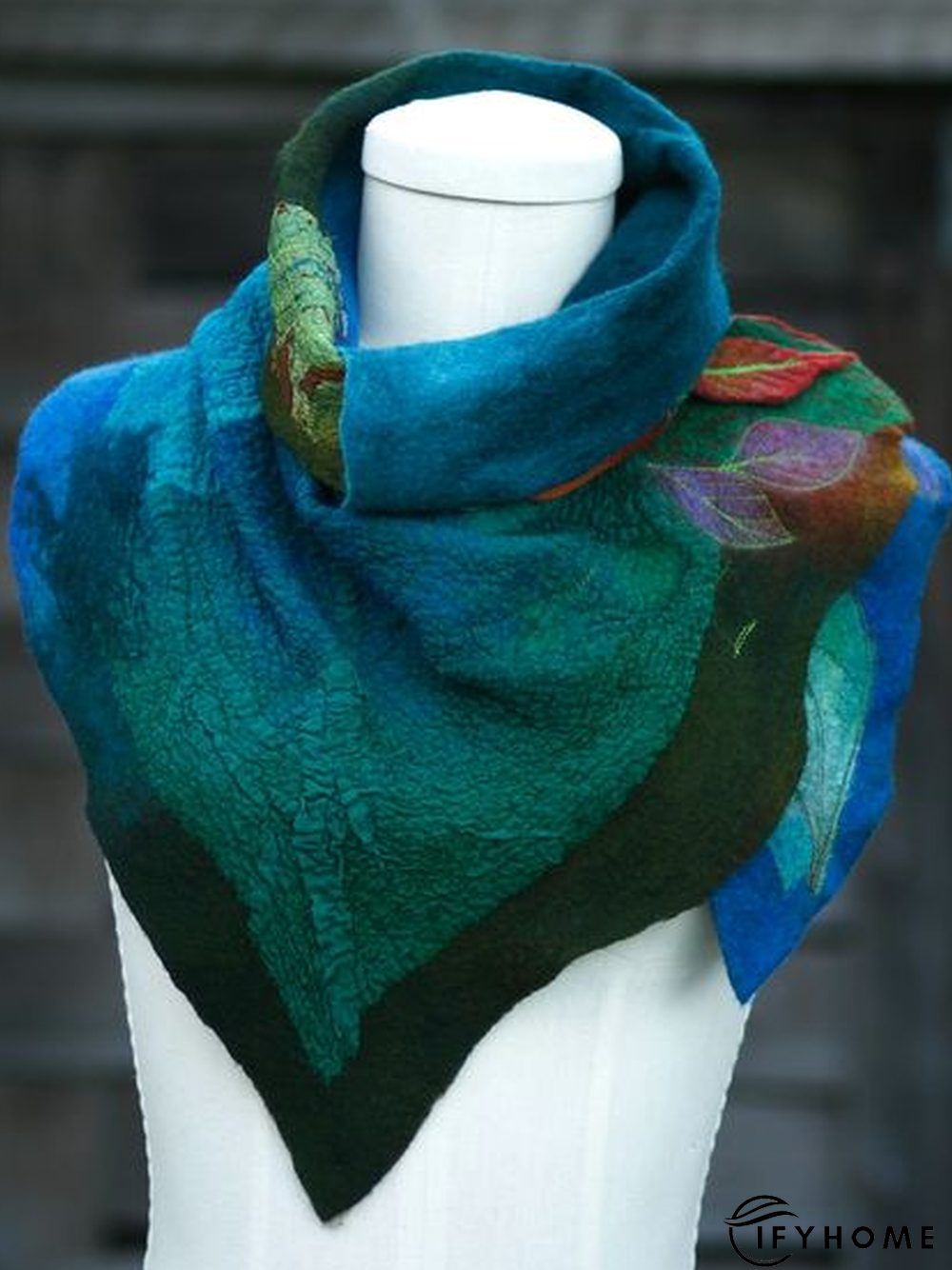 Color-Block Casual Scarf | IFYHOME