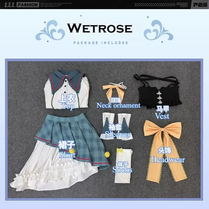 [Wetrose] Pre-Order Zenless Zone Zero FES 2026 Vivian Banshee Velina Airgid Game Outfit Cosplay Costume