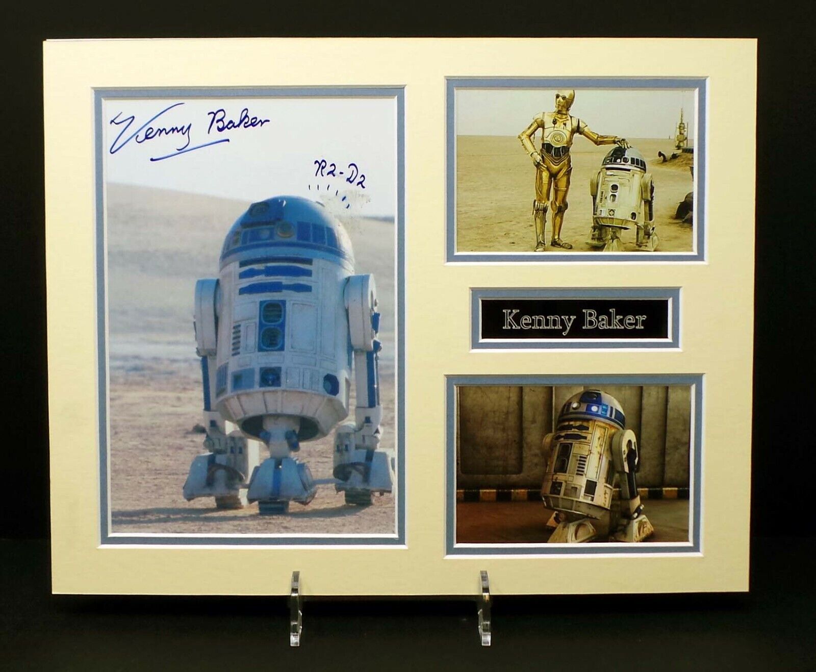 Kenny BAKER R2-D2 Star Wars Signed & Mounted RARE Photo Poster painting Display AFTAL RD COA