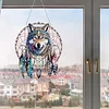Acryl Traumfänger Wolf - 5d DIY Handwerk Anhänger