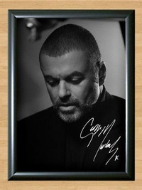 George Michael Faith Older Signed Autographed Photo Poster painting Poster Print Memorabilia A2 Size 16.5x23.4