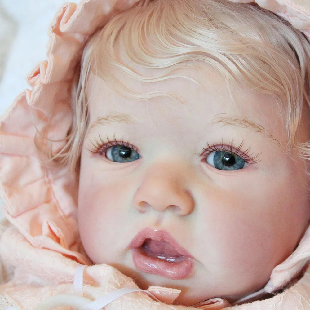 12'' Look Real Handmade Silicone Reborn Baby Dolls Girl Brown Hair Named Cameron -Creativegiftss® - [product_tag] RSAJ-Creativegiftss®