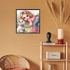 Diamond Painting-DIY Full Round Drill Girl and Puppy