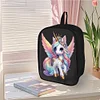 Einhorn schwarzer Rucksack - 5d DIY Basteltasche