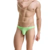 Men's Sexy Ultra-thin Transparent Ice Silk Low-waist U-convex Briefs