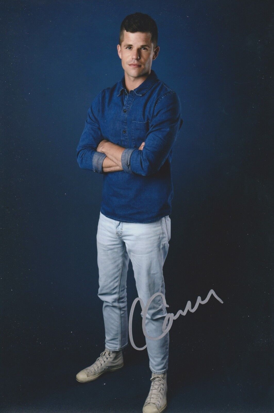 Charlie Carver Signed Teen Wolf 12x8 Photo Poster painting AFTAL