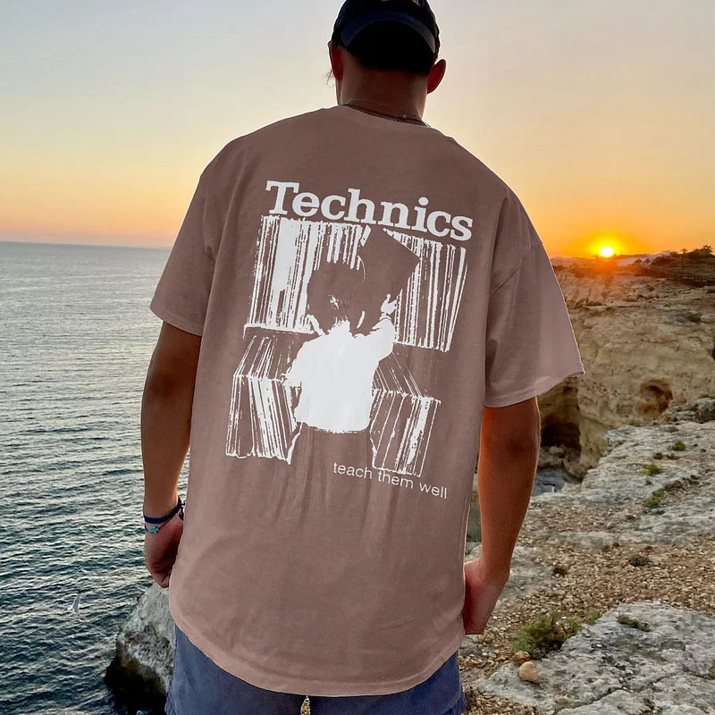 Technics Teach them well Kids t-shirt by Chaser Brand 80's 90's