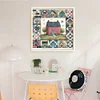 【Limited Stock Sale】Colorful House-11CT Stamped Cross Stitch 50*50cm