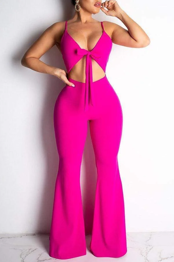 Sexy Knot Design  Jumpsuit