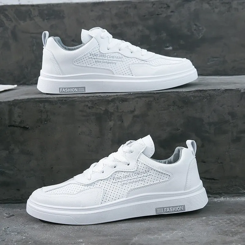 Spring Autumn White Shoes Men Shoes Men's Casual Shoes Fashion Sneakers Street Cool Man Flat Shoes