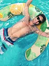 U-Shaped Curved Swimming Float Swimming Noodle Float Sticks for Summer Water Fun