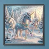 Cartoon Einhorn 5d DIY Diamant Kunst Malerei Kits Teilbohrer Edelstein Kunst 30x30cm