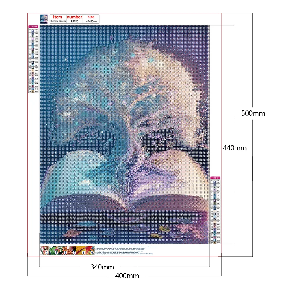 Diamond Painting - Full Round Drill - Tree(40*50cm)