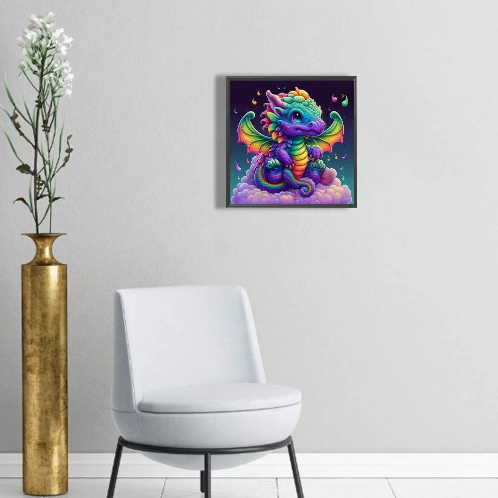 Diamond Painting - Full Round Drill - Pterosaur(30*30cm)