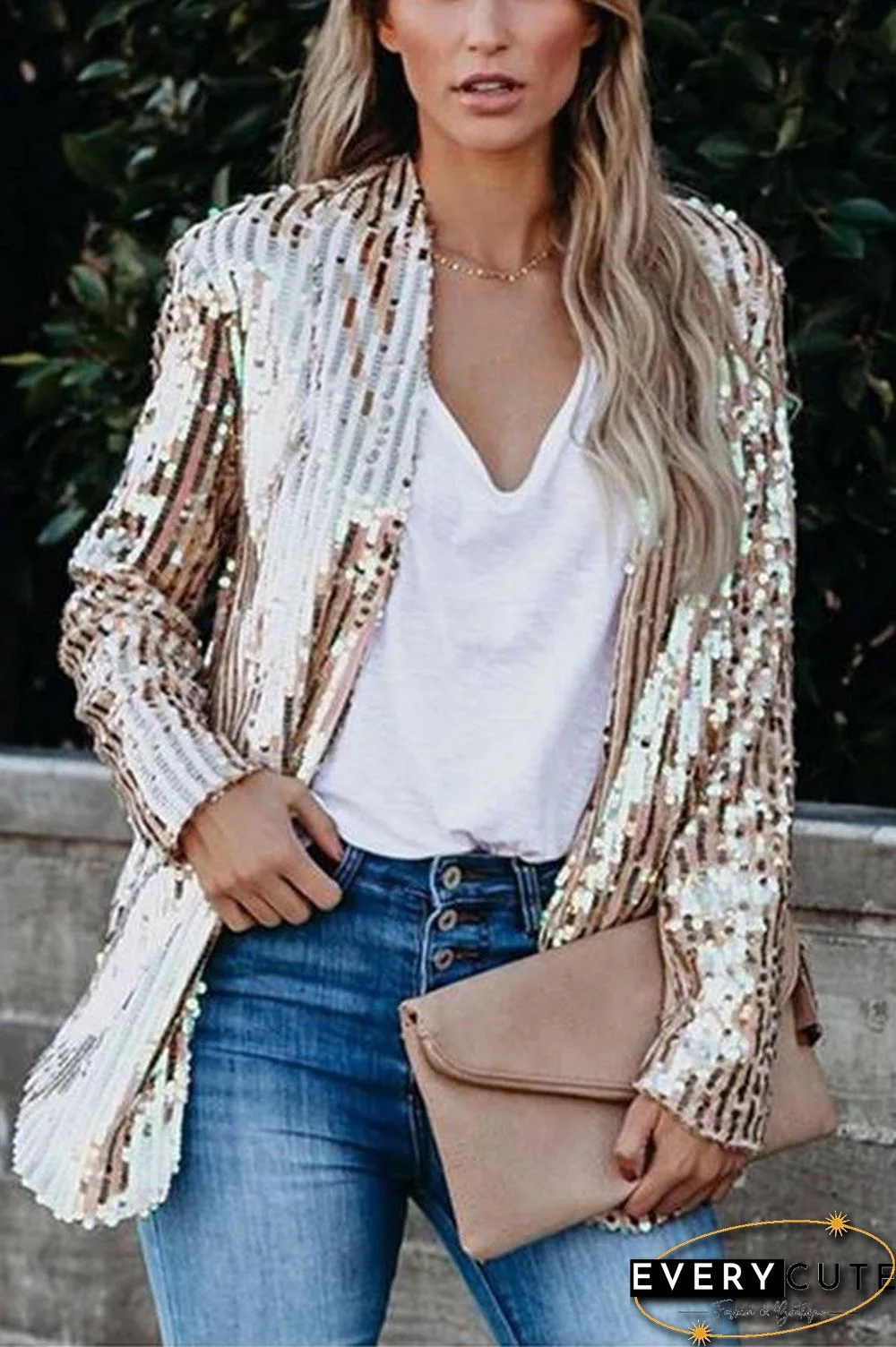 Break The Bank Sequin Blazer