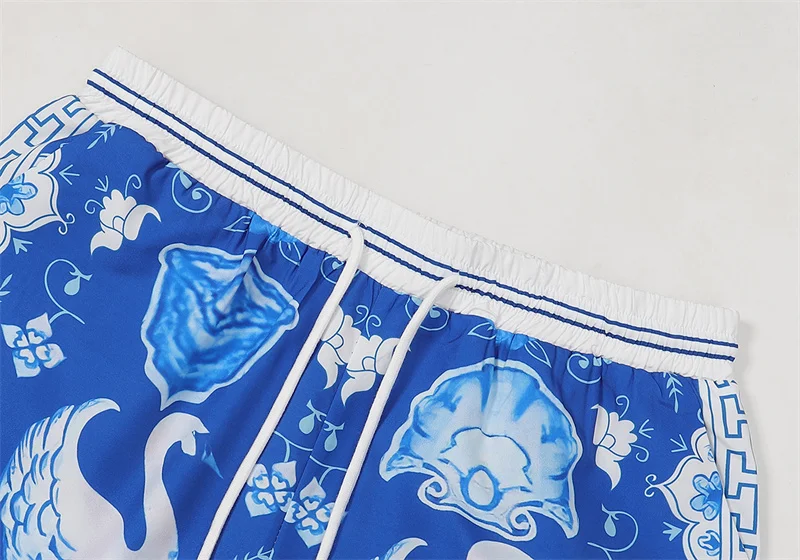 Casablanca 2023SS New Product Silk Short Sleeve Shirt