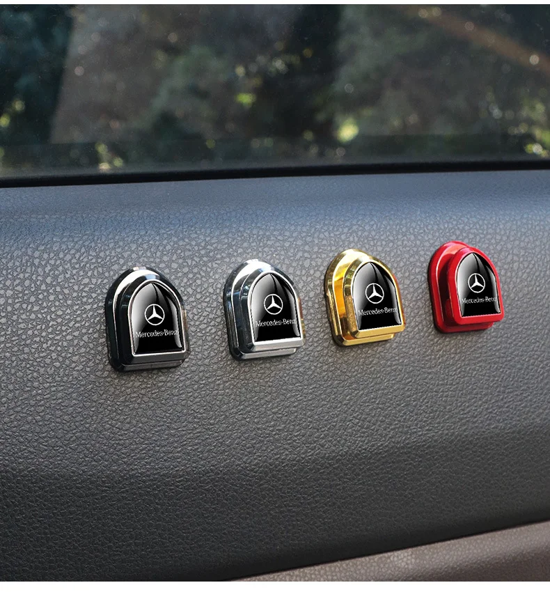 Car-mounted mini hook with car logo(4PCS)