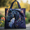 Horse Spirit Quilted Tote  Bag